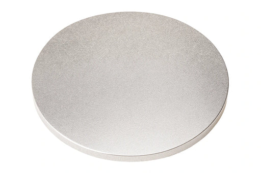 Silver 10'' Round Drum MDF Cake Board