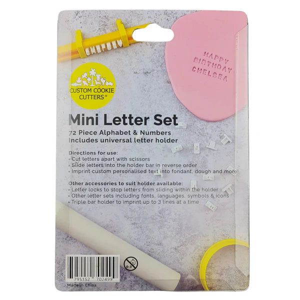 Mini Letter Embosser Set And Universal Letter Holder