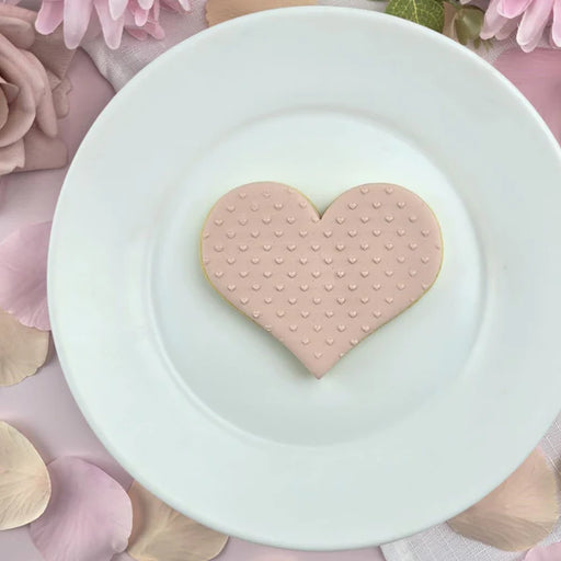 Mini Hearts Plate Debosser