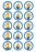 Minions 2 Inch/5cm Cupcake Image Sheet - 15 Per Sheet