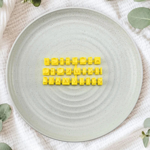 Modern Letter Stamp Embosser Set