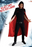 Velvet Cape with Hood - Black with Red Lining