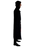 Velvet Cape with Hood - Black with Red Lining