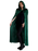 Velvet Cape with Hood - Green