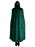 Velvet Cape with Hood - Green