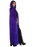 Velvet Cape with Hood - Purple