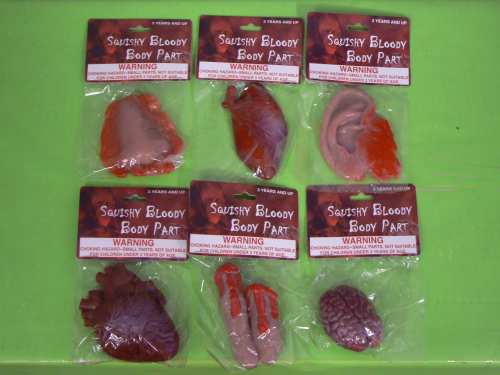 Bloody Body Parts - Assorted