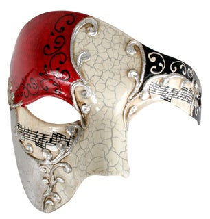 Maestro Red & Gold Eye Mask