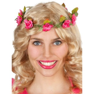 Rose Flower Crown Pink