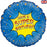 Have Super Birthday Blue Foil Balloon 18''(45cm)