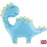 33.5 inch blue Cute Dino foil Super Shape balloon