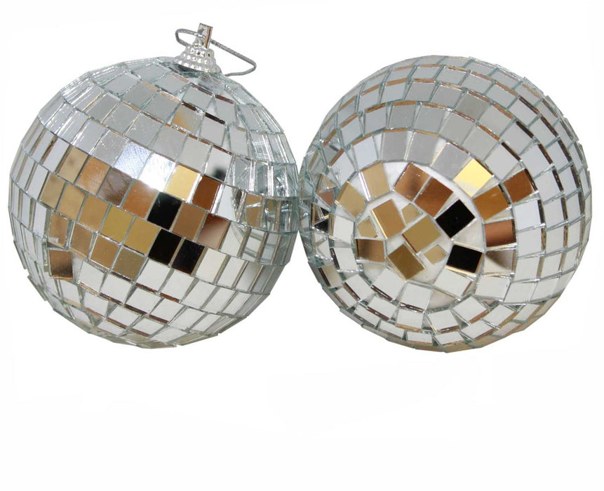 Disco Mirror Ball 10cm 2 Pack