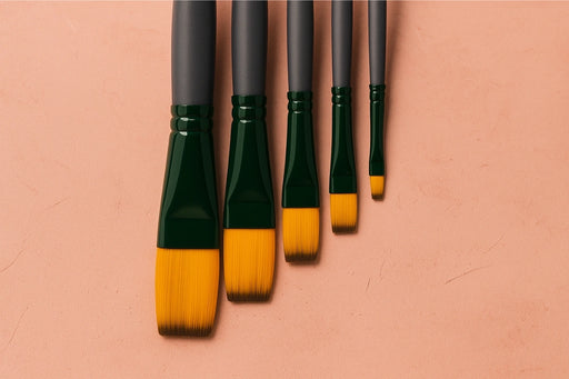 Premium Paint Brush Set 006 4 Taklon Brushes