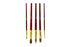 Premium Paint Brush Set 013 Flat 8 12 Round 8 12 4 Pony Hairbrushes