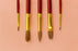 Premium Paint Brush Set 013 Flat 8 12 Round 8 12 4 Pony Hairbrushes