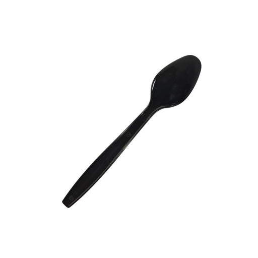 Reusable Heavy Duty Spoon Black 20 Pack