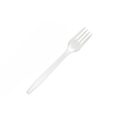 Reusable Heavy Duty Fork White 20 Pack