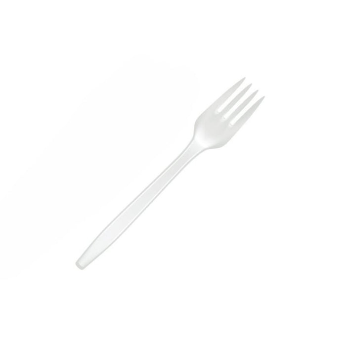 Reusable Heavy Duty Fork White 20 Pack
