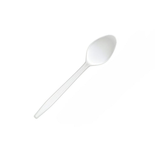 Reusable Heavy Duty Spoon White 20 Pack