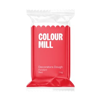 Colour Mill Decorators Dough ( Fondant ) 1kg Red