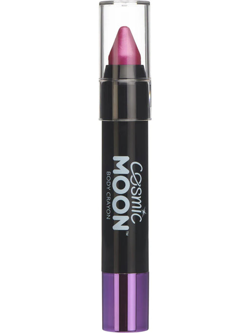 Cosmic Moon Metallic Body Crayon, Pink Single, 3.2g (