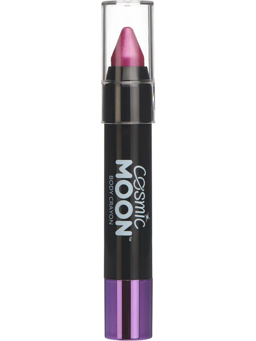 Cosmic Moon Metallic Body Crayon, Pink Single, 3.2g (