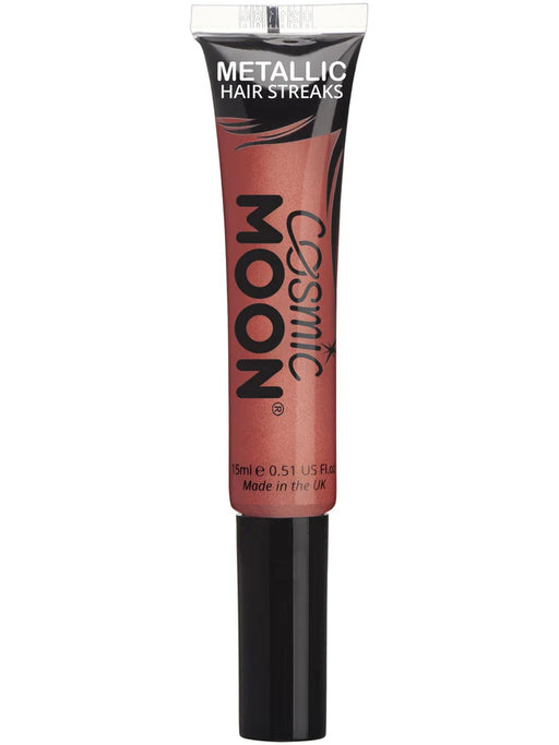 Cosmic Moon Metallic Hair Streaks, Red Single, 15ml