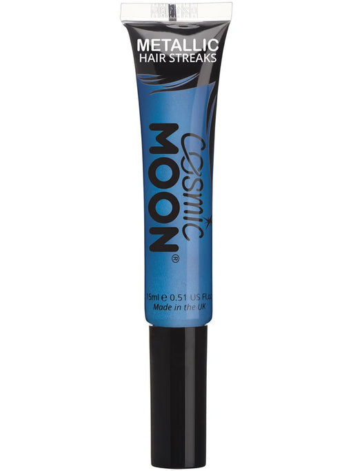 Cosmic Moon Metallic Hair Streaks, Blue Single, 15ml