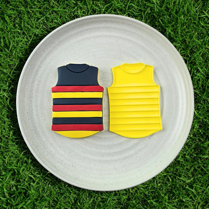 AFL Adelaide Crows Football Team Guernsey Cutter & Embosser Set