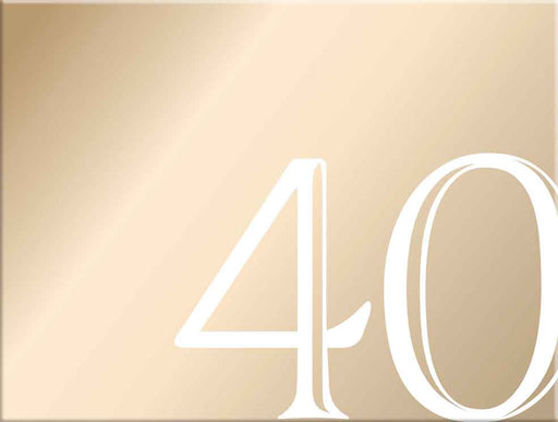 40th Rose Gold Guestbook