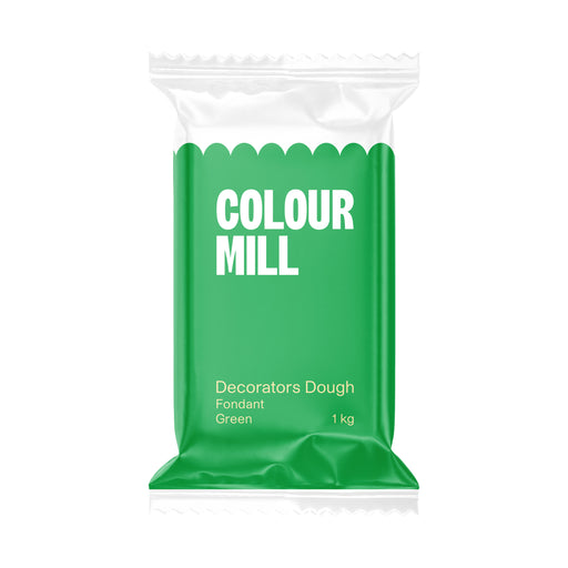 Colour Mill Decorators Dough ( Fondant ) 1kg Green