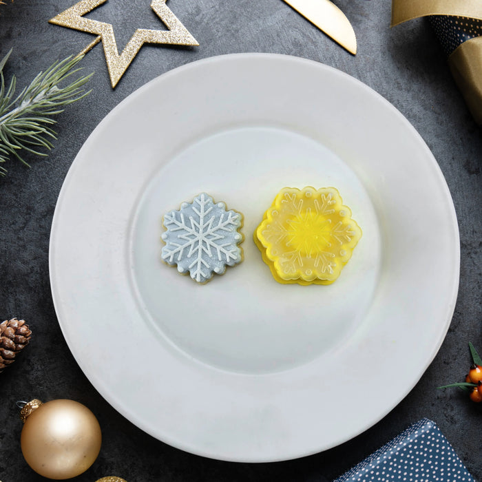 Snowflake Cutter & Debosser Set 46mm