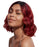 VIVA Gigi red wavy bob wig with dark roots and softly layered waves
