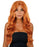 VIVA Maddie ginger wig with long flowing waves and soft face-framing fringe