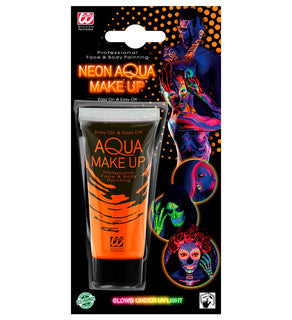 Neon Orange Aqua Makeup Tube 30ml