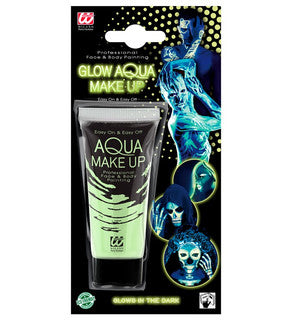 Glow In The Dark Aqua Makeup Tube 30ml