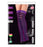 Neon Purple & Black Striped Thigh-High Socks 70 Den
