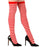 Red & White Striped Thigh-High Socks 70 Den