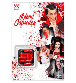 Set Of 8 Fake Blood Capsules