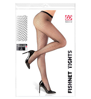 Black Wide Fishnet Tights