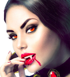 Vampire Teeth With 4 Blood Capsules