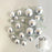 Silver Ball Toppers 20Pcs