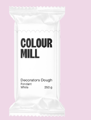 Colour Mill Decorators Dough ( Fondant ) 250g White