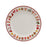 Christmas Red Dinner Plates 23cm – Pack of 10