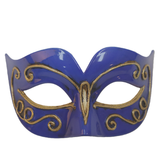 Masquerade Eye Mask Blue/Gold