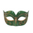 Masquerade Eye Mask Green/Gold