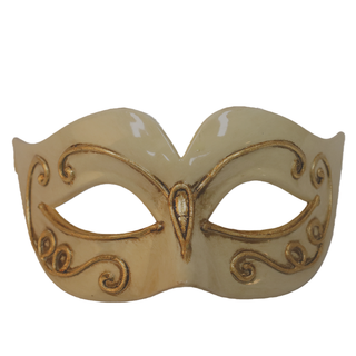 Masquerade Eye Mask Cream/Gold