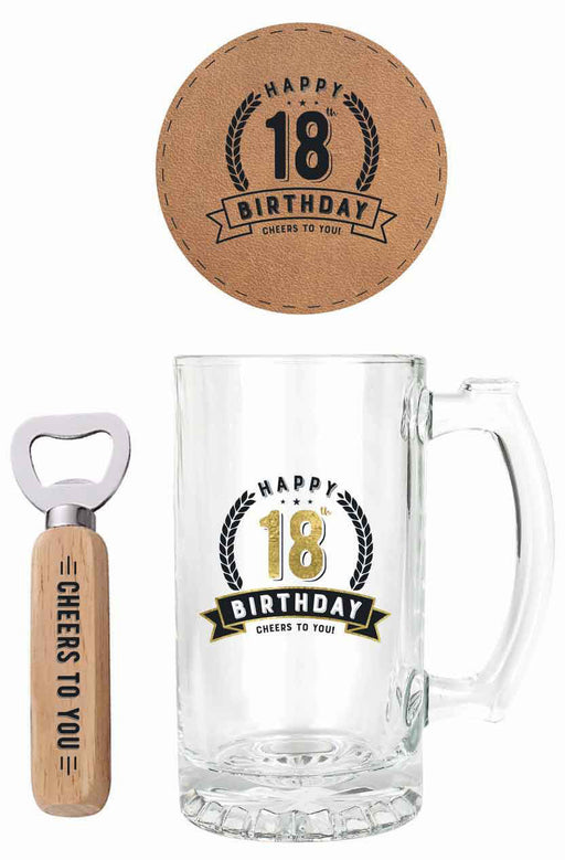 Happy 18th Birthday 3 Pc Gift Set