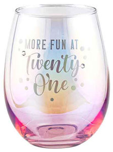 21st Stemless Holographic Glass 560ml