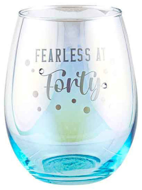 40th Stemless Holographic Glass 560ml